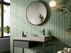 BV Tile Biscuit Scene Salvia Green 12x24